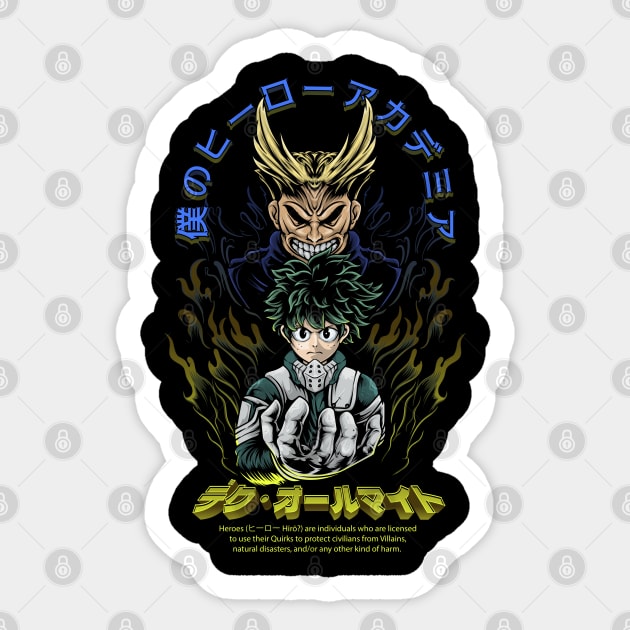 THE POWER OF DEKU Sticker by Wagum Std